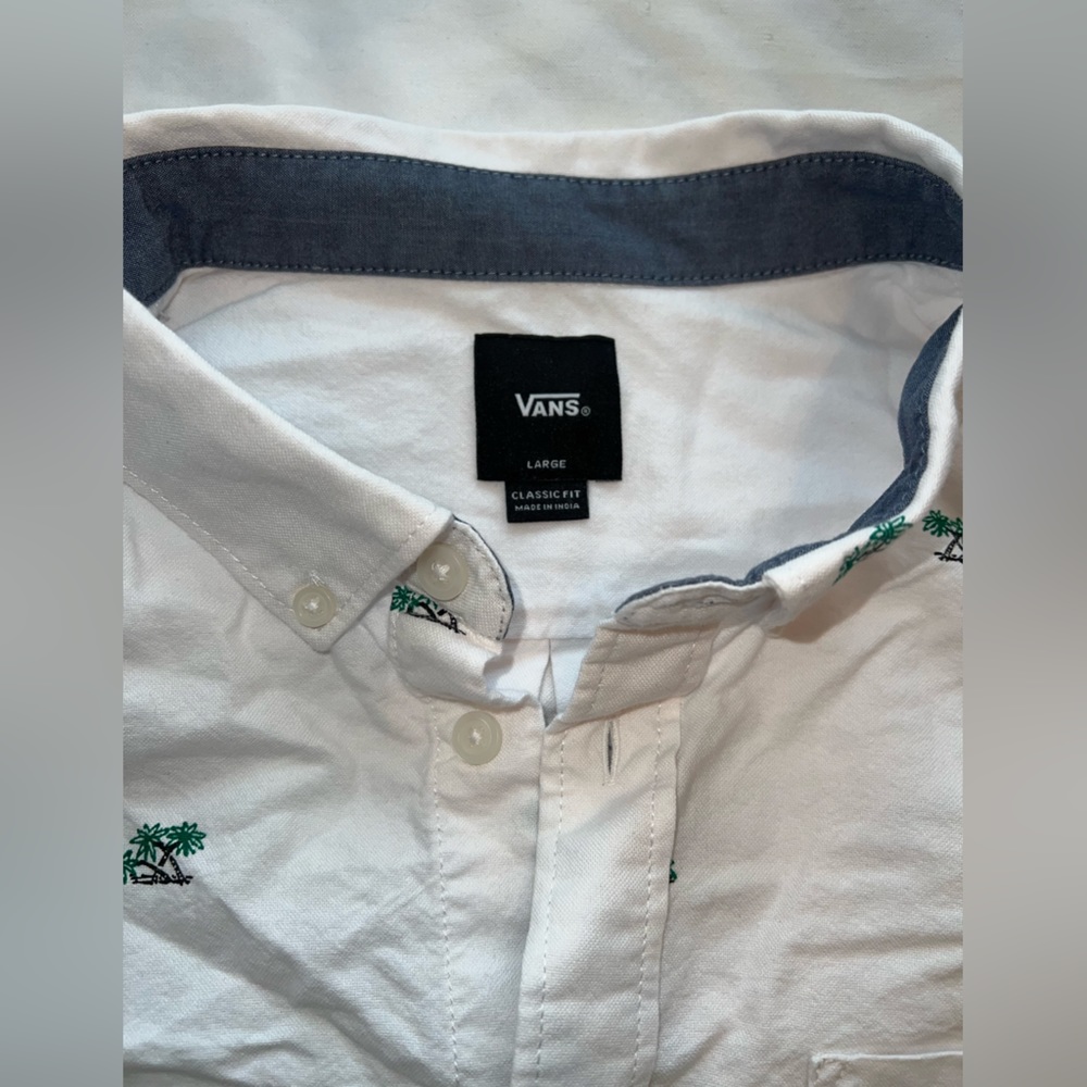 Vans Palm Tree Button Down - image 1